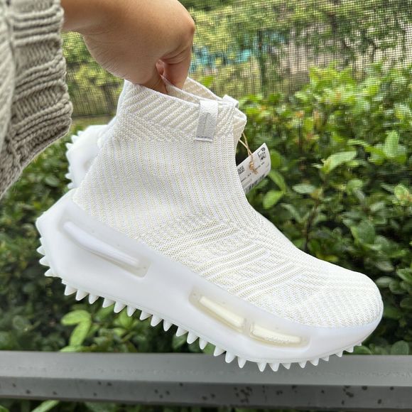 Adidas NMD S1 High Off White Women's Athletic Shoes ID4266 - Picture 2 of 11